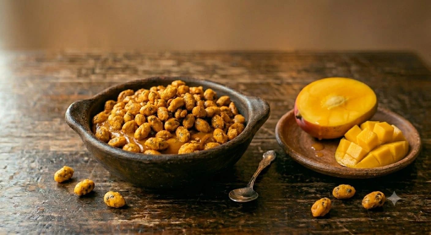 Mani confitado mango